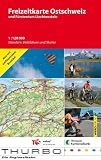 Freizeitkarte Ostschweiz und Fürstentum Liechtenstein 1 : 120 000