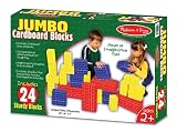Melissa & Doug 24-pc. Cardboard Brick Block Set