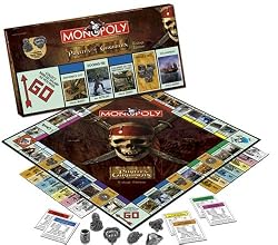 Usaopoly Pirates Of The Caribbean Trilogy Edition Monopoly