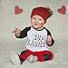 Efaster® 1Set Toddler Baby Boys Letter Printed T-shirt Tops+Pants Outfits Clothes