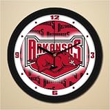 Arkansas Razorbacks Dimension Wall Clock