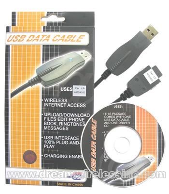51Iv7CHN7eL Cell Phone PC Laptop Computer USB Data Cable for LG VX4500 LX5350 LX350 CU400 VX4400