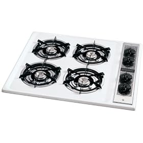 Frigidaire : FGC26C3AW 26in Open Burner Gas Cooktop - White