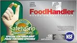 LATEX, GLOVES, 200, 2 boxes, LARGE, GLOVE, NEW, SAFETY GRIP, POWER-FREE, SPECIAL TEXTURED GRIP, for, FOOD SERVICE, or GENERAL USE, for HAND HYGIENE, or, HANDS ON PROTECTION, NATURAL RUBBER LATEX, NSF PROTOCOL P155,