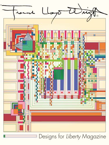 Frank Lloyd Wright - Designs for Liberty Magazine Standard Boxed Note Card Set, 20 Blank Greeting Cards in 4 Different Styles