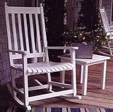 Classic Porch Rocker with Side Table