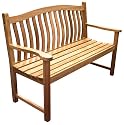 FSC Wooden Ergonomic Westminster 2-Seater Garden Bench