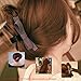 Anself 12pcs Plastic Colorful Transparent Hairdressing Tool Butterfly Hair Claw Salon Section Clip Clamps