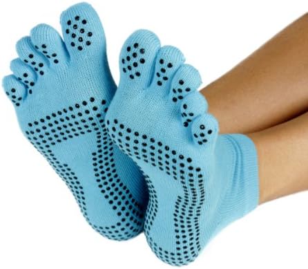 ProSource Yoga Socks Full Toe with Grips S/M
