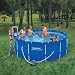 Bestway 12ft X 4ft Deluxe Steel Frame 48 Deep