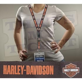 Harley Davidson Lanyard with Ticket Holder - Keychain