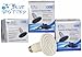 Blue Spotted 60W Ceramic Infrared Heat Emitter Lamp (60 Watts) for Reptiles, Amphibians, Turtles, Rabbits, Birds, Chicken Coops and Small Animals