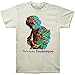 Impact New Order Technique Print Men's Slim Cotton Shirt Medium White