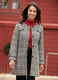 Glen Plaid Car Coat