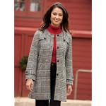 Glen Plaid Car Coat