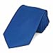 TieMart Cobalt Blue Matte Finish Necktie, 3