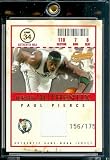 2004 05 Jersey Authentix Paul Pierce 156/175 Basketball Card - Mint Condition - Shipped In Protective Display Case!