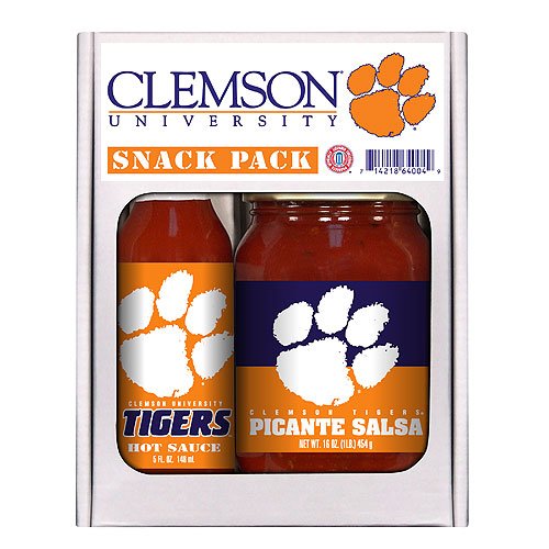 Clemson Tigers NCAA Snack Pack by Hot Sauce Harry