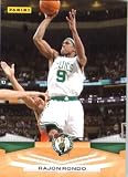 2009 /10 Panini NBA Basketball Card # 7 Rajon Rondo Boston Celtics Mint Condition- Shipped In A Protective ScrewDown Display Case!