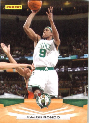 2009 /10 Panini NBA Basketball Card # 7 Rajon Rondo Boston Celtics Mint Condition- Shipped In A Protective ScrewDown Display Case!