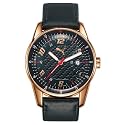 Puma Men's Race Black Leather Watch #PU14077A0206.039