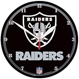 Oakland Raiders Logo Clock