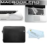 Macbook Pro 13" Protection Bundle Kit Includes Incase Neoprene Sleeve for 13" MacBook Pro (Black) + Moshi PalmGuard for Macbook Pro 13" + Moshi ClearGuard for MacBook Pro 13" + BONUS Butterfly Photo Microfiber Cleaning Cloth
