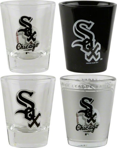 Chicago White Sox 3D Logo Shot Glass Set