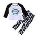 FEITONG 1Set Infant Toddler Baby Boy Letter Print T-Shirt Tops+Pants Outfits Clothes (24 Months)