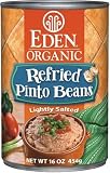 Eden Organic Canned Beans, Refried Pinto, 16-Ounce Cans (Pack of 12)