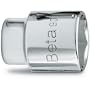 Beta 900 9mm 1/4" Drive Socket, 6 Point, with Chrome Plated