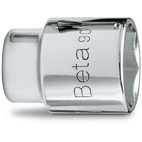 Beta 900 8mm 1/4" Drive Socket, 6 Point, with Chrome Plating