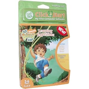 LeapFrog ClickStart My First Computer Software Cartridge - Go Diego Go Learning... by 