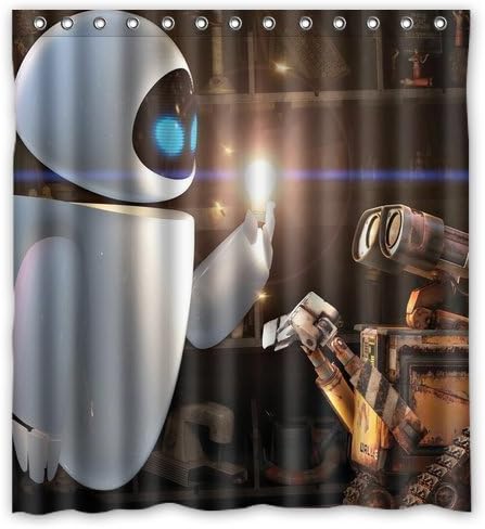 Fashion press Flawless Gorgeous Creative Evecare love light Shower Retro Curtain Shower 100% WaterProof Polyester Fabric 66" x 72" Inches Standard