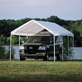 ShelterLogic 10x20 1-3/8" 8-Leg Canopy (White)