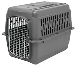 Petmate 21184 Pet Porter 2 Kennel, For Pets 70-90 Pounds, Dark Gray