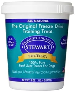 Stewart Freeze Dried Treats 4 oz Beef Liver