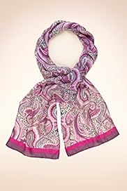 Classic Collection Pure Silk Animal Paisley Print Lightweight Scarf