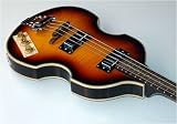 New Pro Flame Maple Top Viola Violin Beatle Bass Guitar - B001VNL4FA