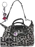 Betty Boop Shoulder Bag Big Letters & Long Wallet + Keychain