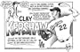 Clay Kershaw Illustration Los Angeles Dodgers by Ken Jones for MLN Sports