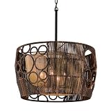 Corbett Lighting 129-06 6 Light Havana Large Pendant, Two Tone
