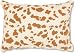 Light Brown and Cream White Spotted Cow Pattern Needlepoint Pillow Free Shipping!