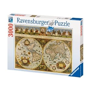 Ravensburger World Map 1665 - 3000 Piece Puzzle