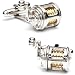 Fishing Reel Silver Gold outdoor Sports Cufflinks Cuff Links
