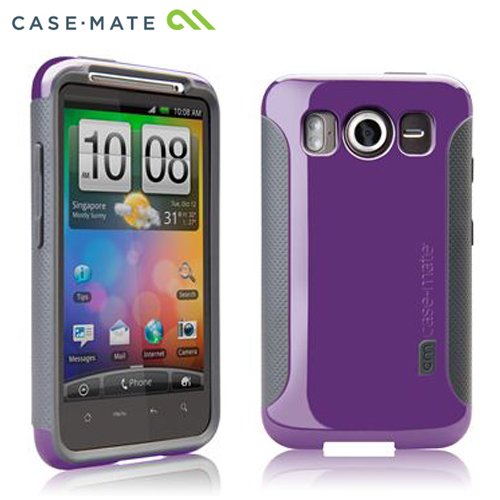 Case-Mate CM013562 Pop Case for HTC Inspire 4G - 1 Pack - Retail Packaging - Purple/Cool Grey