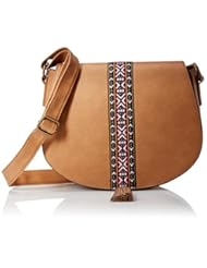 Apparel: T-Shirt & Jeans Saddle Bag W/ Ribbon, Brown - T-Shirt & Jeans