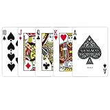 Gemaco Monarch Poker Index Cards, Red/Black, Regular