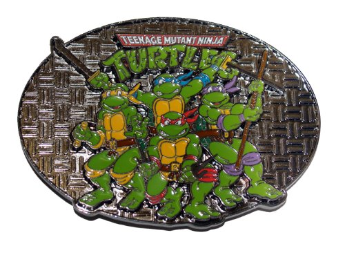  Teenage Mutant Ninja Turtles TMNT Group Belt Buckle