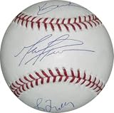 Mark Prior, Kerry Wood, and Greg Maddux Autographed Official MLB Baseball